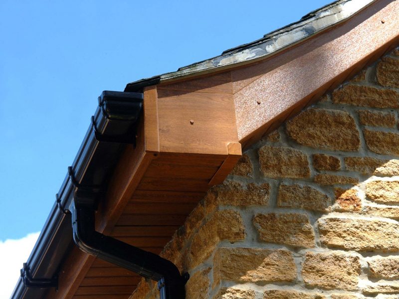 A close up photo of a roofline in Eastbourne