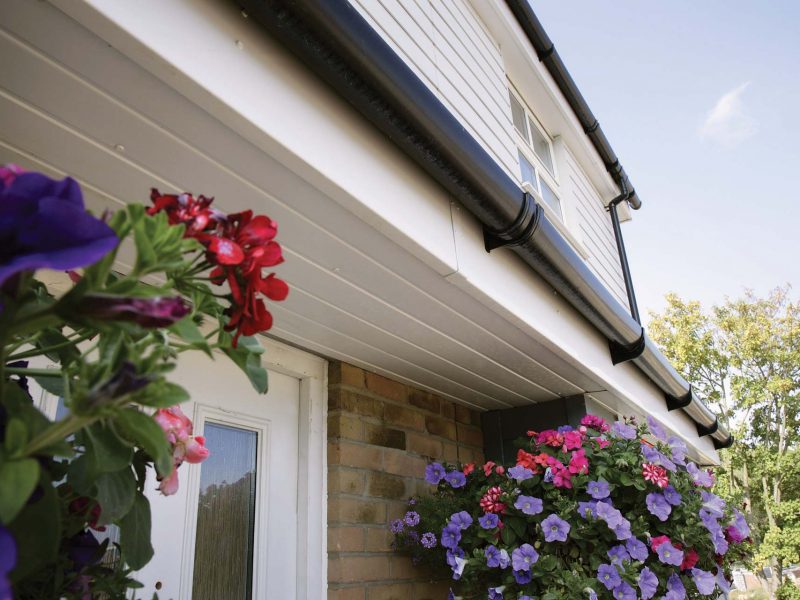 A Eurocell roofline for a home in Eastbourne