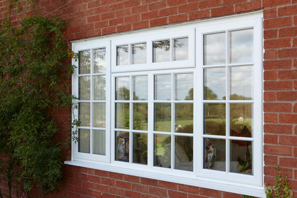 White double glazing casement windows in Hailsham.