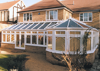 p-shaped conservatory