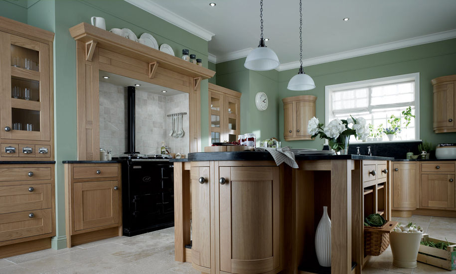 milton oak kitchen design